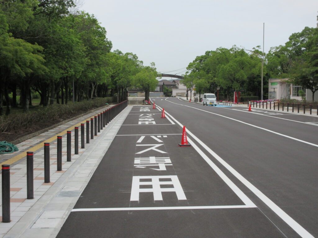 水島緑地福田公園バス駐車場