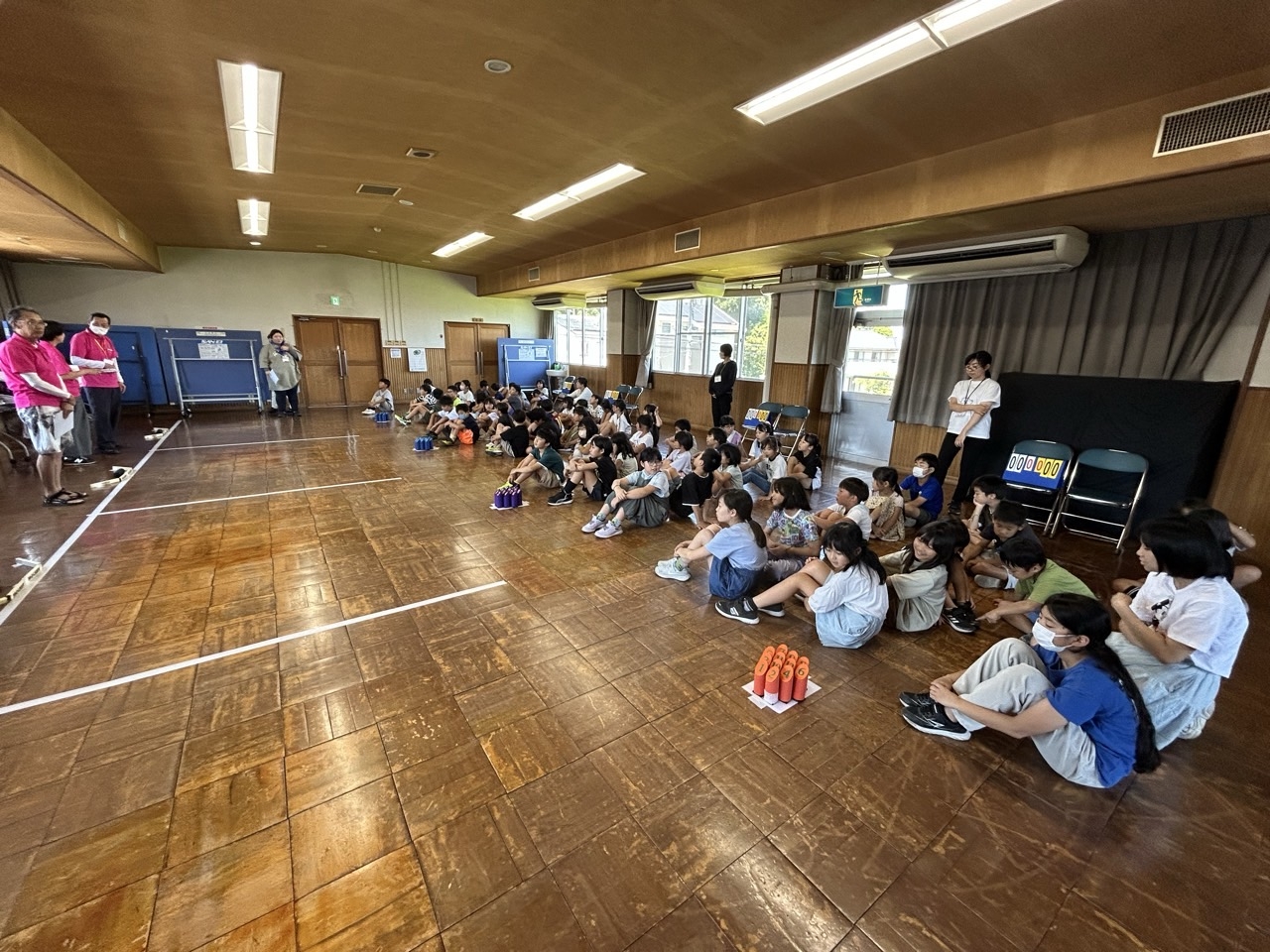 これから大会です（開会式）