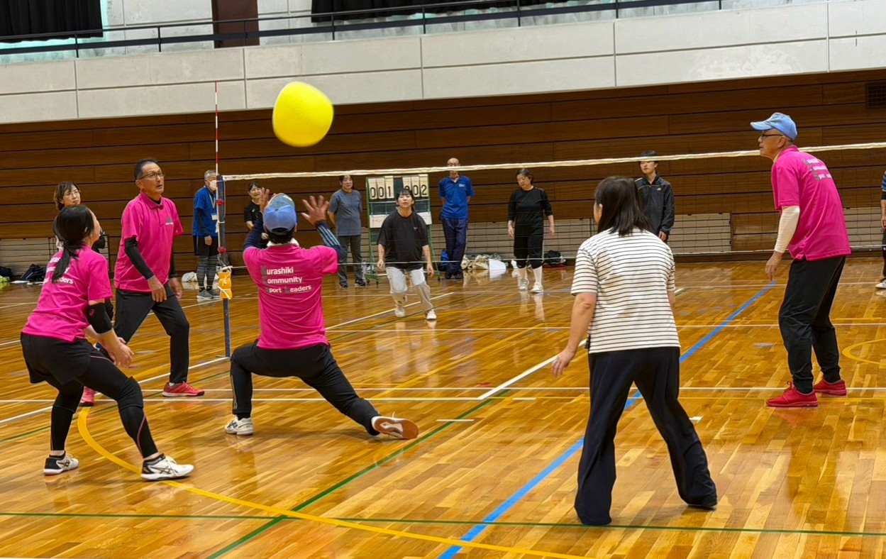 倉敷スポーツ推進委員が参加してくれました