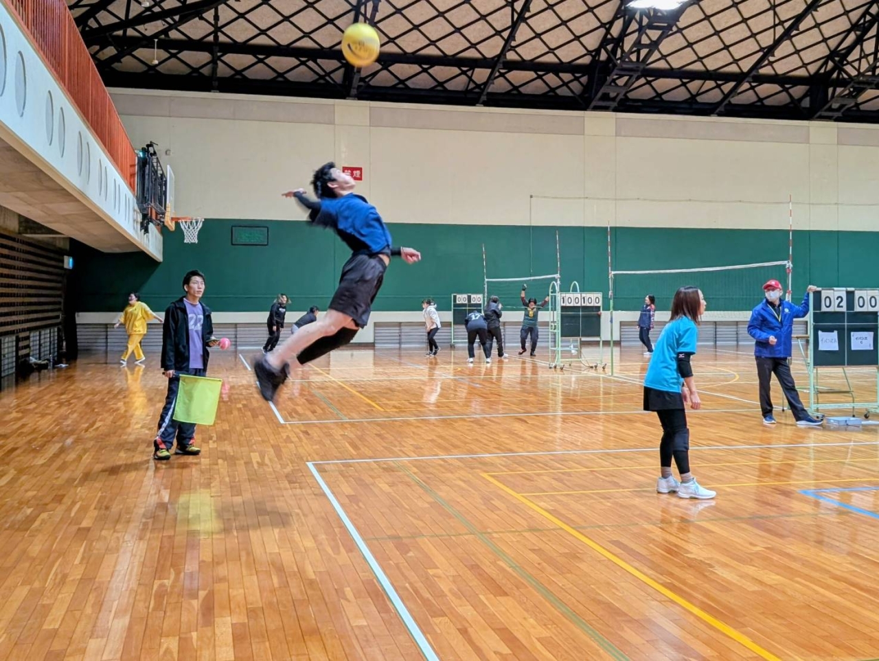 試合風景