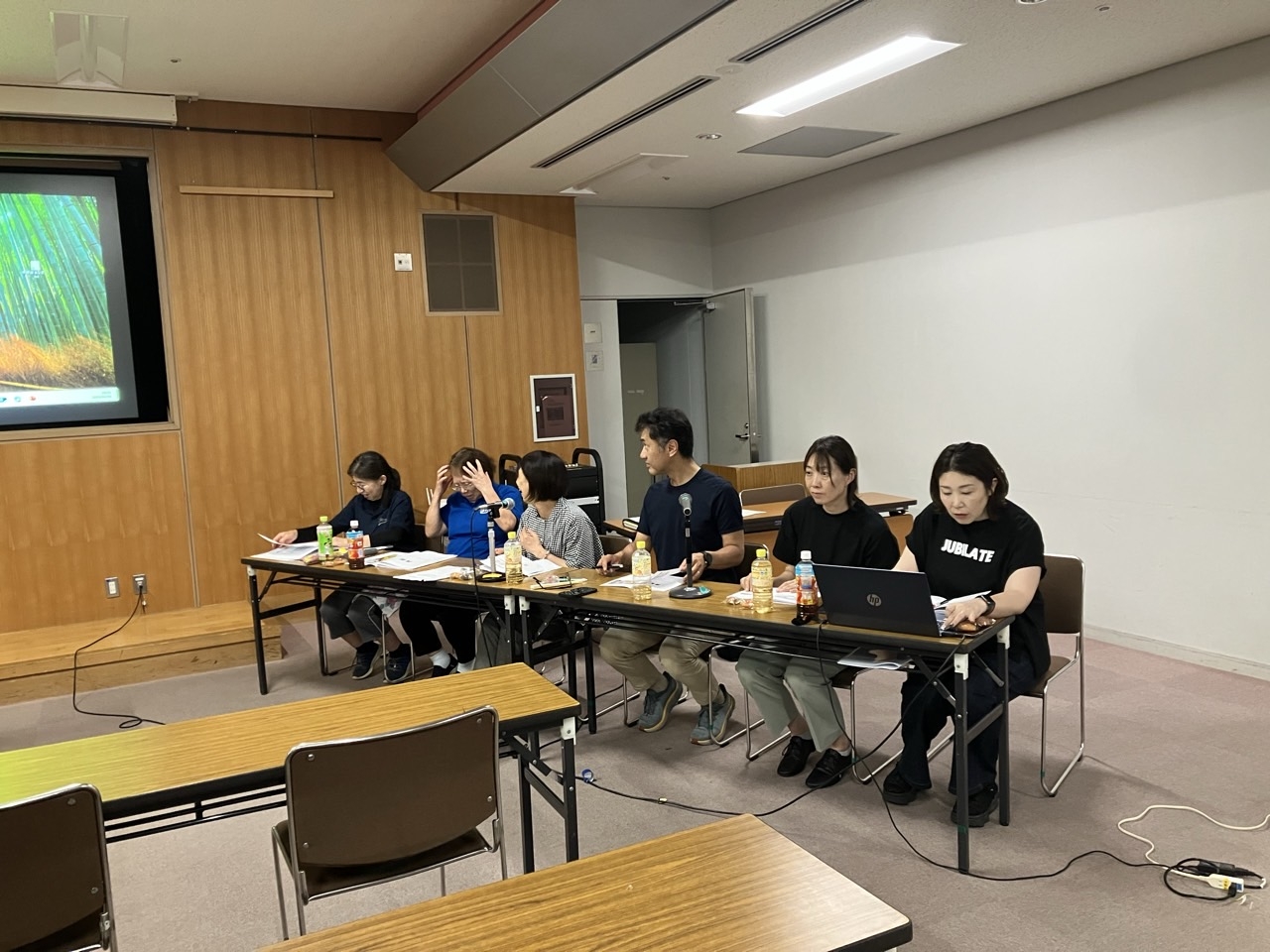 最終の発表練習風景　6/26の風景１