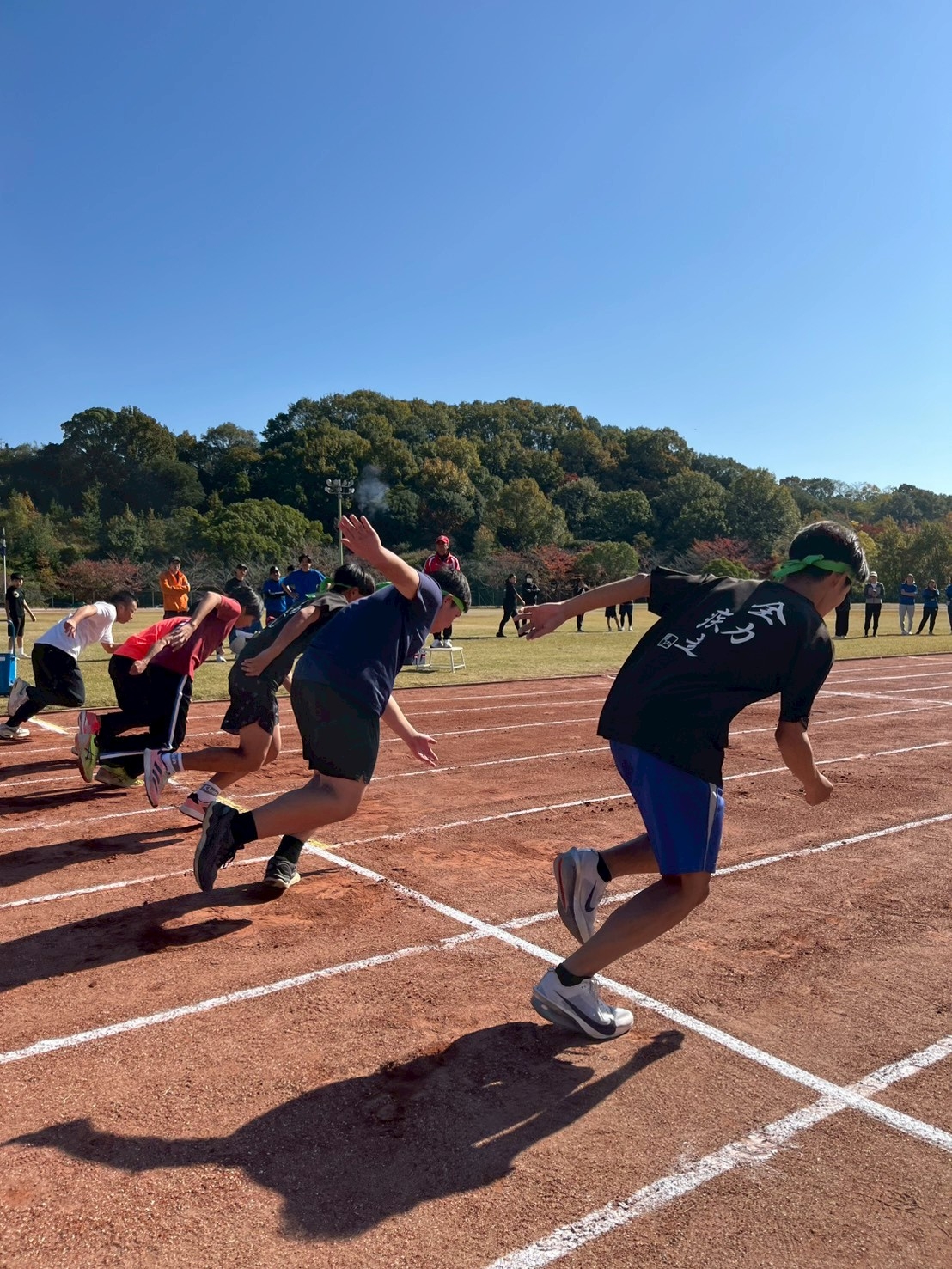 中学生以上男子の部 50m走