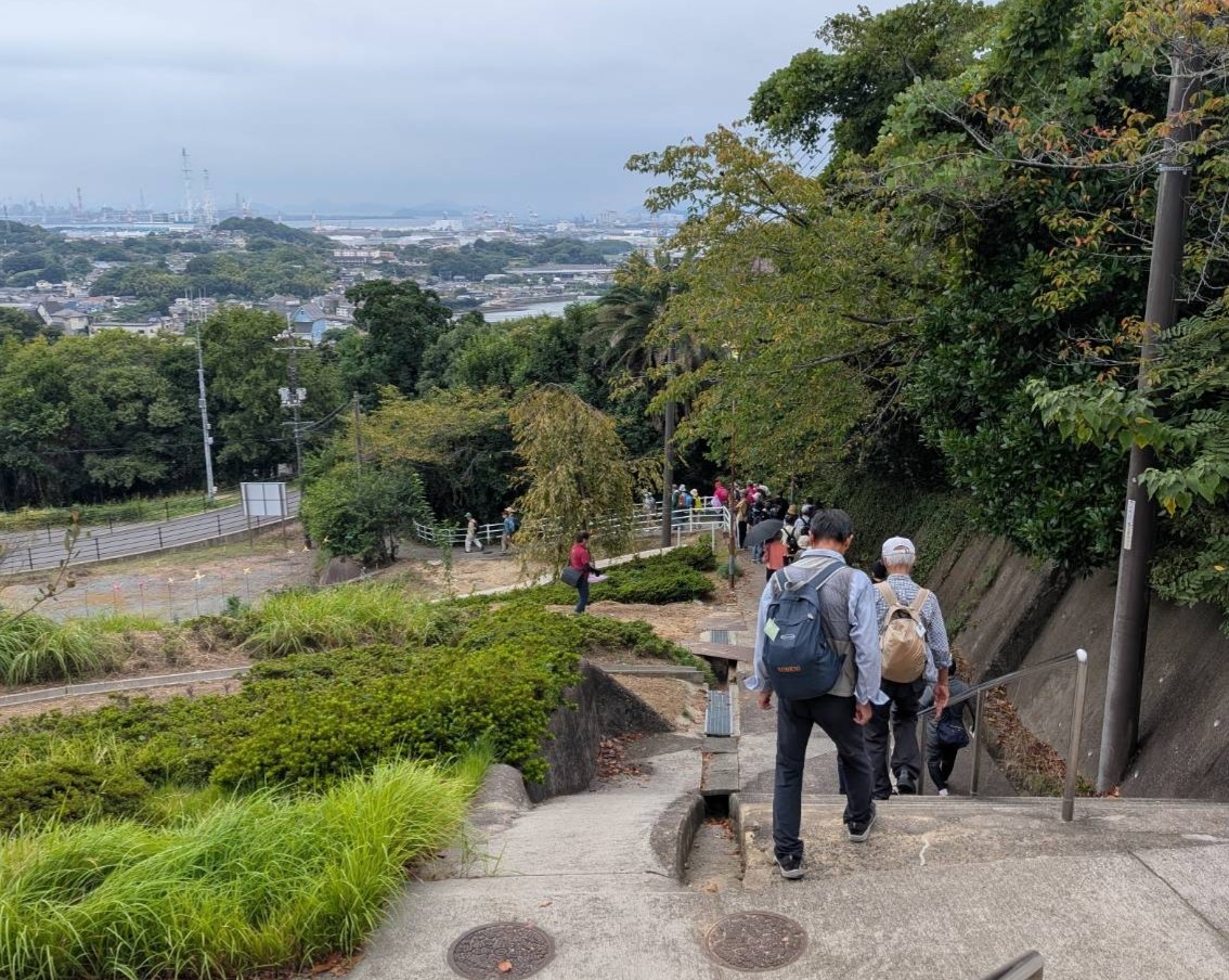 円通寺を出発