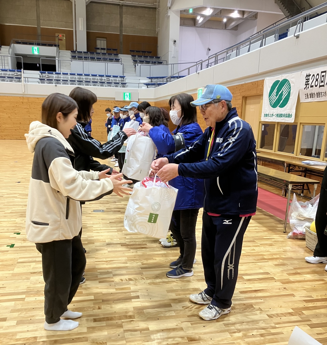 順位別に商品授与